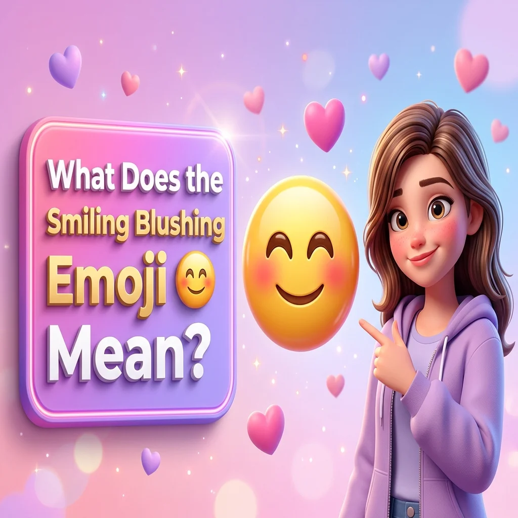What Does the Smiling Blushing Emoji 😊 Mean