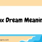 Fox Dream Meaning