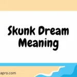 Skunk Dream Meaning