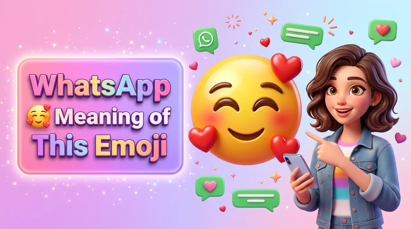 WhatsApp 🥰 Meaning of This Emoji